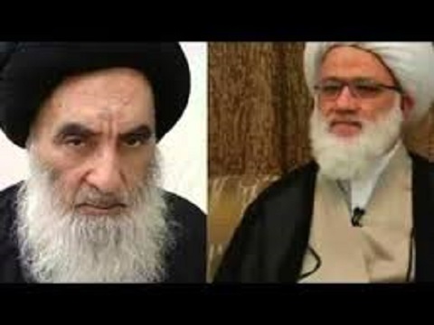 السيد السيستاني و تلميذه اليعقوبي